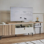 topaze meuble tv extensible craie mobimood
